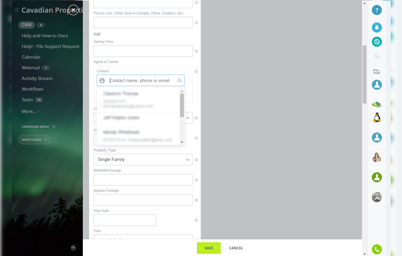 CRM integration into the real estate business screenshot 2